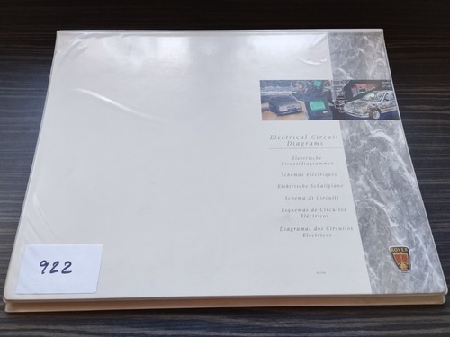 922 rover werkstatthandbuch - 922,