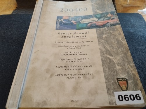 606 rover werkstatthandbuch - 606,