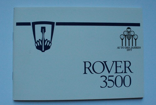 Rover 3500 betriebsanleitung - ,