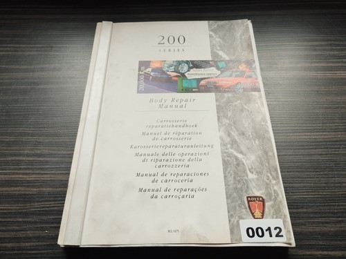 012 rover werkstatthandbuch - 012,