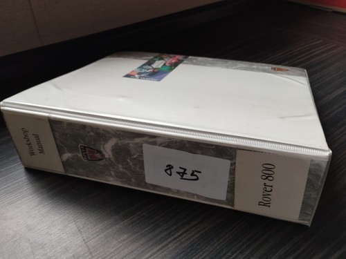 875 rover werkstatthandbuch - 875,