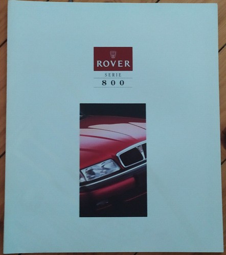 Prospekt rover 800 serie - 800,