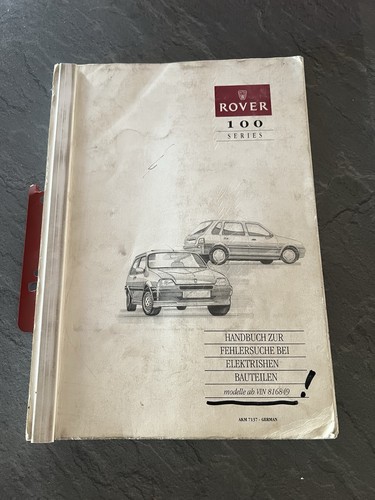 Rover werkstatthandbuch - rover,