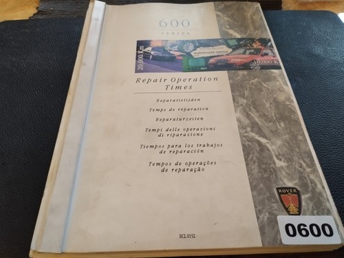 600 rover werkstatthandbuch - rover,