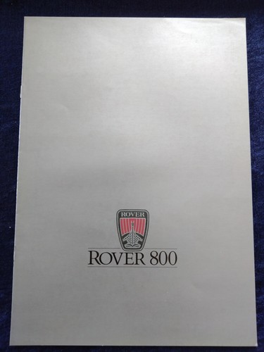 Rover 800 prospekt 1986 - rover,